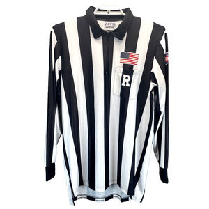 SMITTY Collegiate CFO Football Referee Long Sleeve Shirt Large Performance Mesh